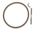 Holley 14" Luftfilter Kit till Sniper (3")