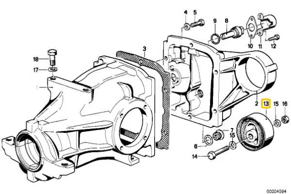 IRP Differentialbussning Polyurethane BMW E30, E36/5