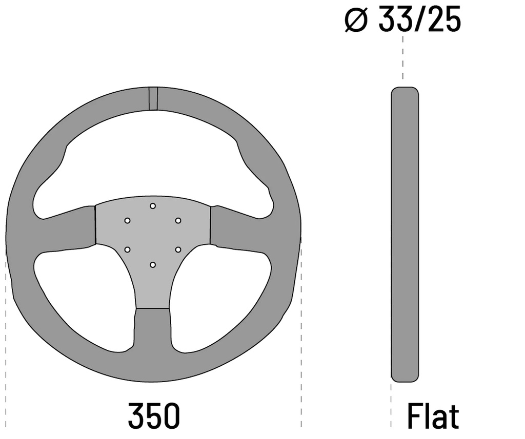 Sparco R350 Ratt Läder