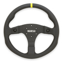 Sparco R350B Ratt Läder, Med knappar