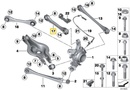 Bak övre justerbara camber-stag BMW F2x, F3x