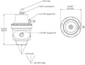 Turbosmart Bränsletrycksregulator AN8 Lila