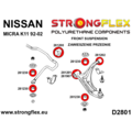 Strongflex krängningshämmarbussning fram Nissan Micra K11