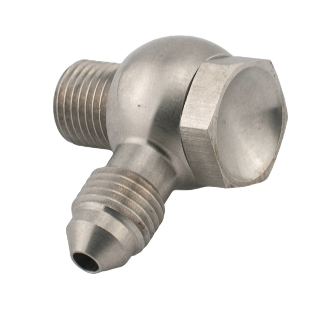 Banjo rak kort AN4 (12mm) rostfritt