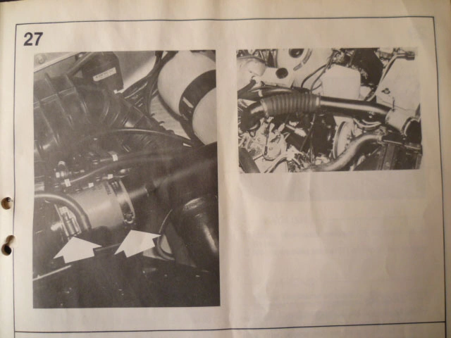 Volvo 240 Turbo B21FT Tryckslangar Röd