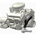 Davies Craig Chevrolet Big Block Vattenpumpsadapter kit (Svart slang)