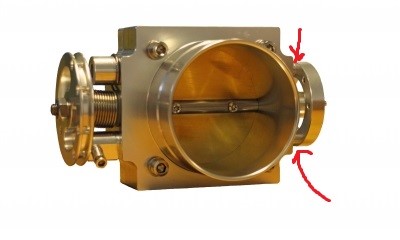 Adapter för 70, 80, 90, 100mm Spjällhus