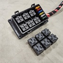 Vädersäkrad Relä och säkringscentral RB6-W (Bottenmontage)