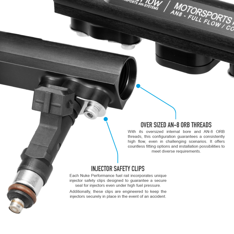 Nuke Volvo 5cyl vitmotor fuel rail