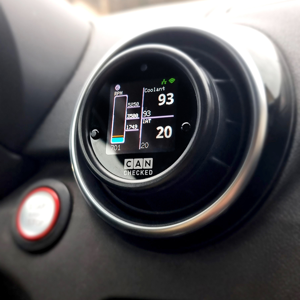 MFD15 - 52mm Bezel till Audi A1/S1 LHD/RHD