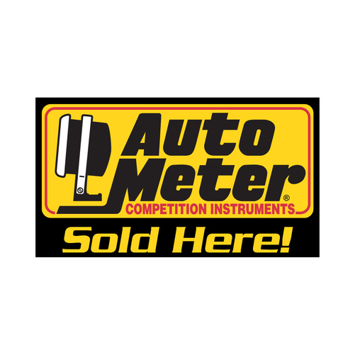 AUTOMETER 'SOLD HERE' STORE FRONT WINDOW CLING