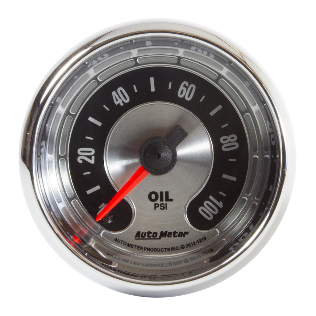 2-1/16" Oljetryck, 0-100 PSI, AMERICAN MUSCLE
