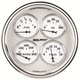 5" Quad Mätare, 100 PSI/100-250 °F/8-18V/240-33 Ω, OLD-TYME WHITE II