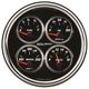 5" Quad Mätare, 100 PSI/100-250 °F/8-18V/240-33 Ω, DESIGNER BLACK II