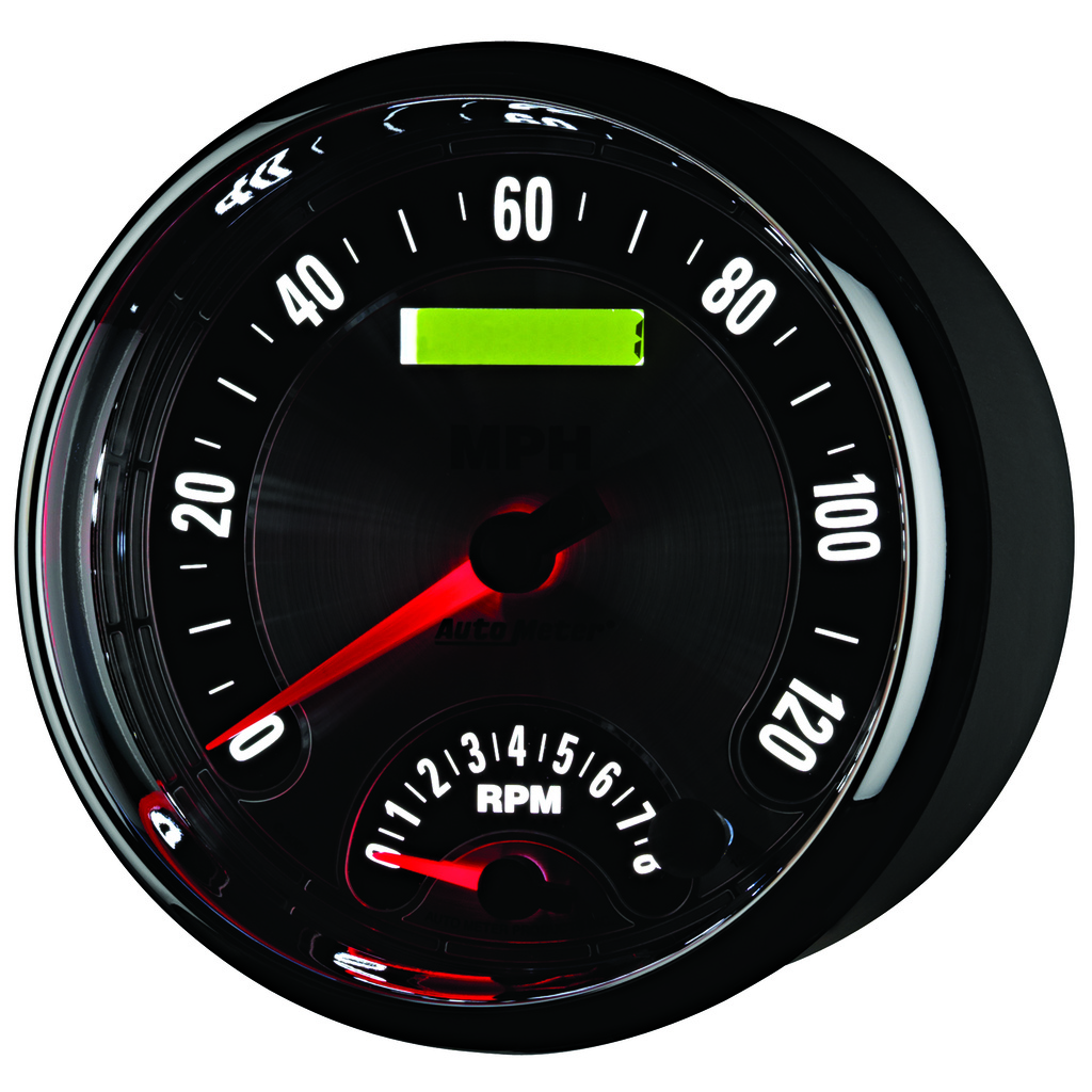 5" Varvmätare/Hastighetsmätare, COMBO, 8K RPM/120 MPH, AMERICAN MUSCLE