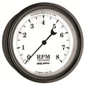 3-3/8" Varvräknare, 0-8,000 RPM, OLD-TYME WHITE II