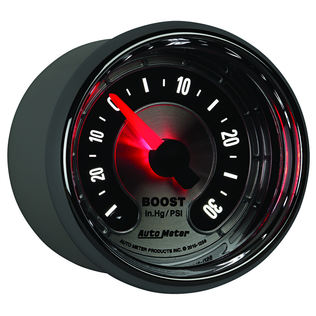 2-1/16" Laddtryck/Vacuum, 30 IN HG/30 PSI, AMERICAN MUSCLE