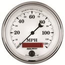 3-3/8" Hastighetsmätare,, 0-120 MPH, OLD-TYME WHITE II