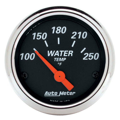 2-1/16" Vattentemperatur, 100-250 °F, DESIGNER BLACK