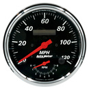 5" Varvmätare/Hastighetsmätare, COMBO, 8K RPM/120 MPH, DESIGNER BLACK