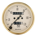 3-1/8" Hastighetsmätare,, 0-120 MPH, GOLDEN OLDIES
