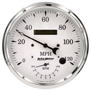 5" Varvmätare/Hastighetsmätare, COMBO, 8K RPM/120 MPH, OLD TYME WHITE