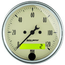 3-1/8" Hastighetsmätare,, 0-120 MPH, ANTIQUE BEIGE