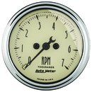 2-1/16" Varvräknare, 0-7,000 RPM, ANTIQUE BEIGE