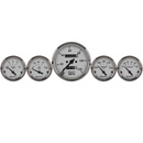 5 PC. Mätar-KIT, 3-1/8" & 2-1/16", MECH. Hastighetsmätare,, AMERICAN PLATINUM