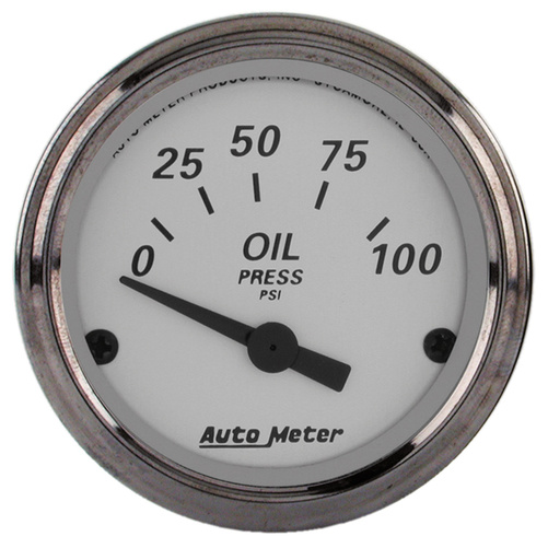 2-1/16" Oljetryck, 0-100 PSI, AMERICAN PLATINUM