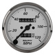 3-1/8" Hastighetsmätare,, 0-120 MPH, AMERICAN PLATINUM