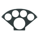 FACEPLATE FOR #2207, OPTIONAL, SILVER CARBON LOOK