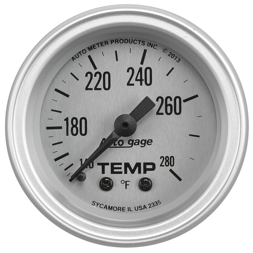 2-1/16" Vattentemperatur, 140-280 °F, AUTO GAGE