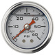 1-1/2" PRESSURE, 0-60 PSI, SILVER