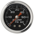 1-1/2" PRESSURE, 0-60 PSI, BLACK