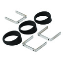 ANGLE RINGS, 3 PCS., BLACK, FOR 2-1/16" GAUGES