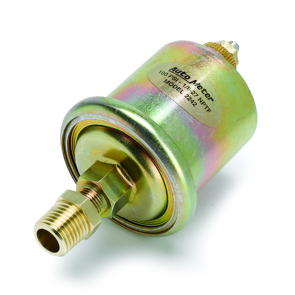 5" Quad Mätare, 100 PSI/100-250 °F/8-18V/240-33 Ω, AMERICAN MUSCLE