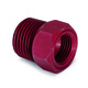 FITTING, ADAPTER, 1/2-1/16" NPT MALE, ALUMINUM, RED, FOR MECH. TEMP. GAUGE