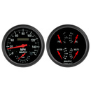 2 PC. Mätar-KIT, 5" QUAD & Varvräknare/SPEEDO, 240-33 Ω, Z-SERIES
