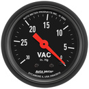 2-1/16" Vacuum, 0-30 IN HG, Z-SERIES