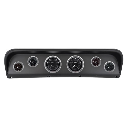6-mätarpanel, direktmontering, FORD F100 67-72, CHRONO CHROME