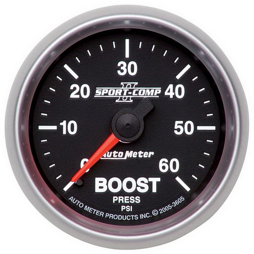 2-1/16" Laddtryck, 0-60 PSI, SPORT-COMP II