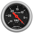 2-1/16" Vacuum, 0-30 IN HG, SPORT-COMP