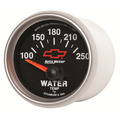 2-1/16" Vattentemperatur, 100-250 °F, CHEVY RED BOWTIE, BLACK