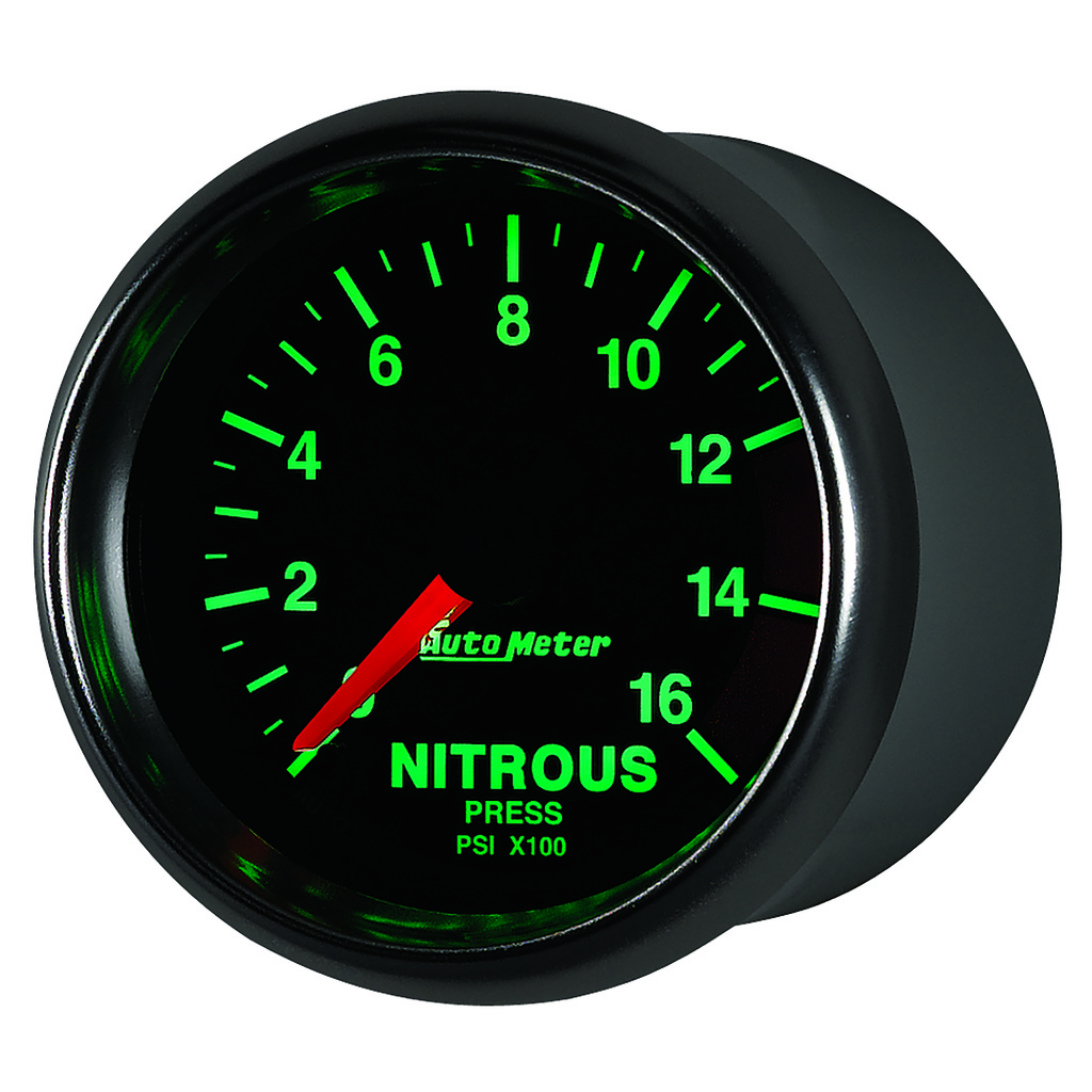 2-1/16" Nitro Tryck, 0-1600 PSI, GS