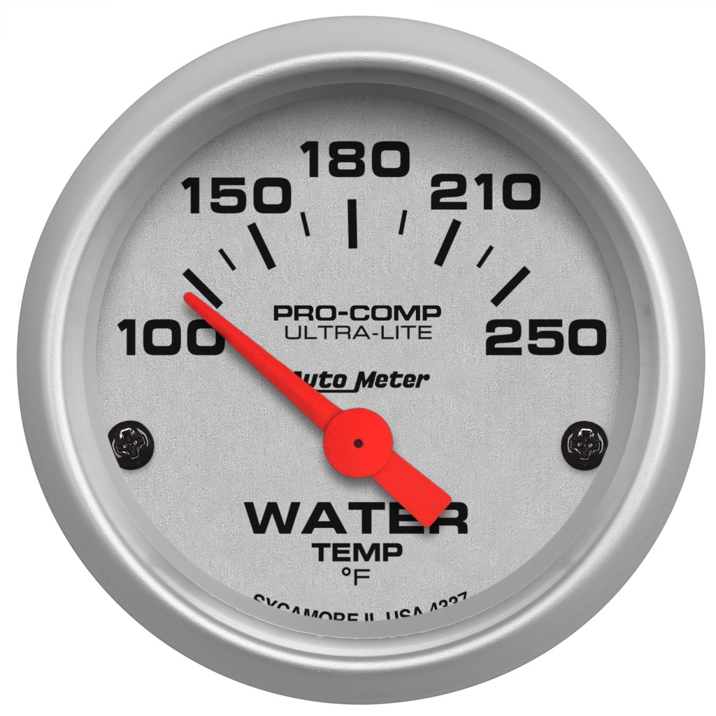 2-1/16" Vattentemperatur, 100-250 °F, ULTRA-LITE