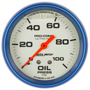 2-5/8" Oljetryck, 0-100 PSI, Vätskefylld, ULTRA-NITE