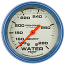 2-5/8" Vattentemperatur, Vätskefylld, 140-280 °F, ULTRA-NITE
