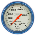 2-5/8" Oljetemperatur, 140-280 °F, Vätskefylld, ULTRA-NITE
