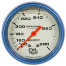 2-5/8" Oljetemperatur, 140-280 °F, Vätskefylld, ULTRA-NITE